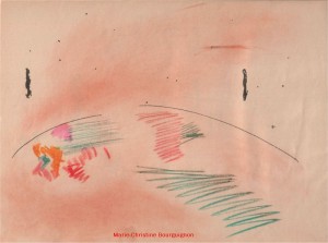 02-Les errants - 1983 -Pastels -21 x 29,7 cm