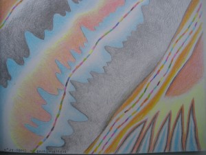 N°3 - 11/2012 - Crayons de couleur - Dim: 14,56 x 18,50
