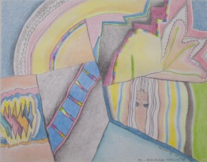 N°29 – 04/2013 – Crayons de couleur – Dim: 14,56 x 18,50 cm