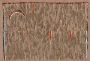06 - 11/1990 - Peinture acrylique sur papier - Dim : 14,3 x 20,8 cm