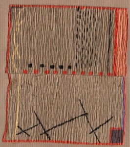 11 - 1990 - Peinture acrylique sur papier - Dim : 12,5 x 14,2 cm