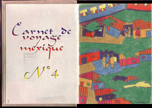 Carnet de voyage-Mexique-1981-Crayon de couleur